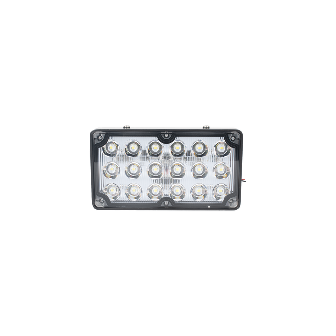 Luz de Escena de 6X3", Color Claro, Ideal para Ambulancias y Vehiculos