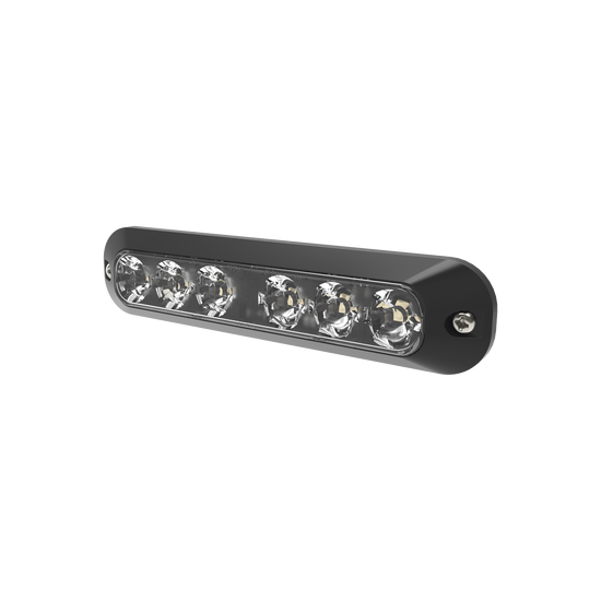 Luz Auxiliar Serie X3705, 6 LEDs Ultra Brillantes, color Rojo / Azul