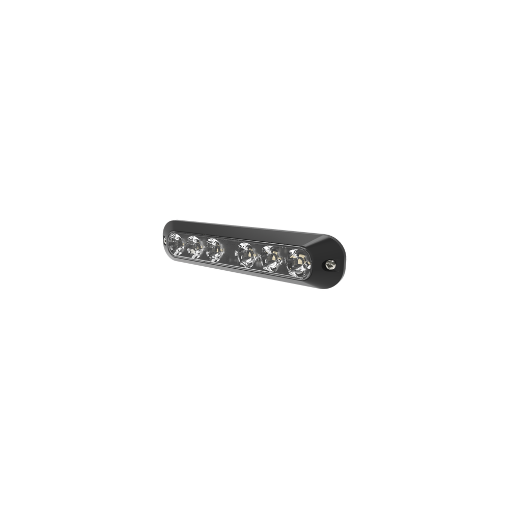 Luz Auxiliar Serie X3705, 6 LEDs Ultra Brillantes, color Rojo / Azul