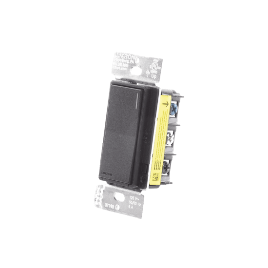 (RadioRa3) Apagador On/Off sunnata color negro satin, 8A de iluminació