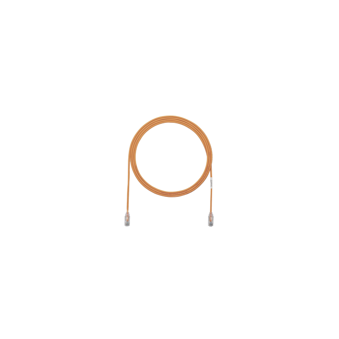 Cable de Parcheo TX6, UTP Cat6, Diámetro Reducido (28AWG), Color Naran