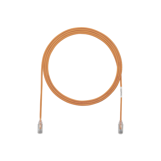 Cable de Parcheo TX6, UTP Cat6, Diámetro Reducido (28AWG), Color Naran