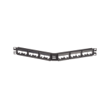 Panel de Parcheo Modular Mini-Com (Sin Conectores), Angulado, Sin Blin