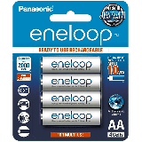 Batería Recargable AA 1.2V ENELOOP / Ni-HM / Paquete de 4 Baterías