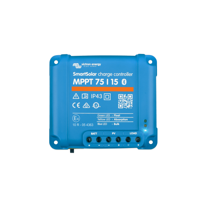 SmartSolar MPPT 75/15 / Controlador de Carga Solar MPPT 15A / 12/24 Vc