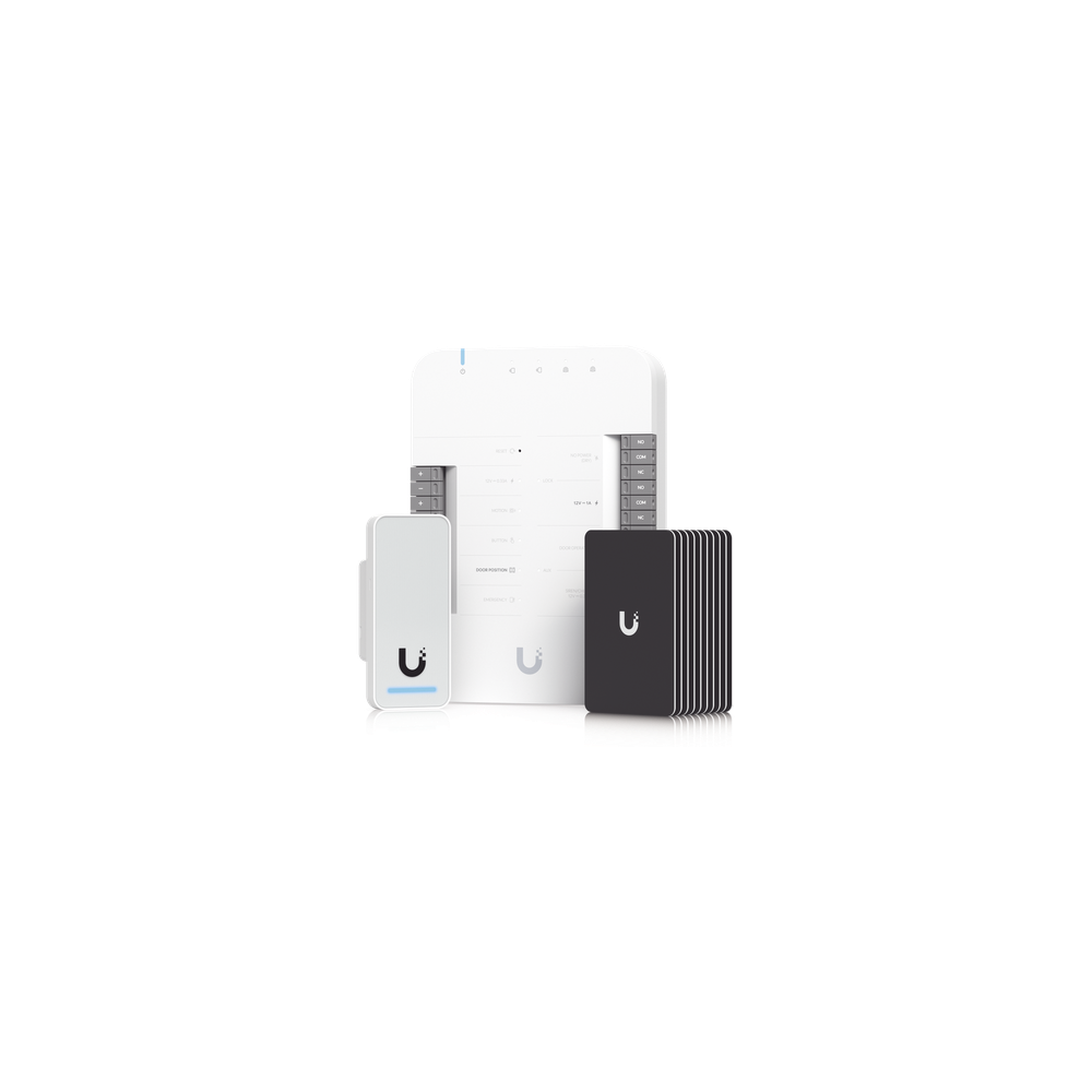 UniFi Access Kit de Inicio Gen 2, Incluye Hub para conexiones, lector