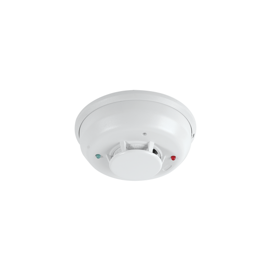 Detector Fotoeléctrico de Humo de 2 Hilos con Sensor de Temperatura y