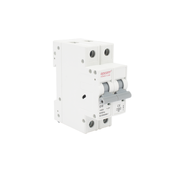 Protección Térmica/ Interruptor 2P, 10 A, Corriente Alterna 400 Vca pa
