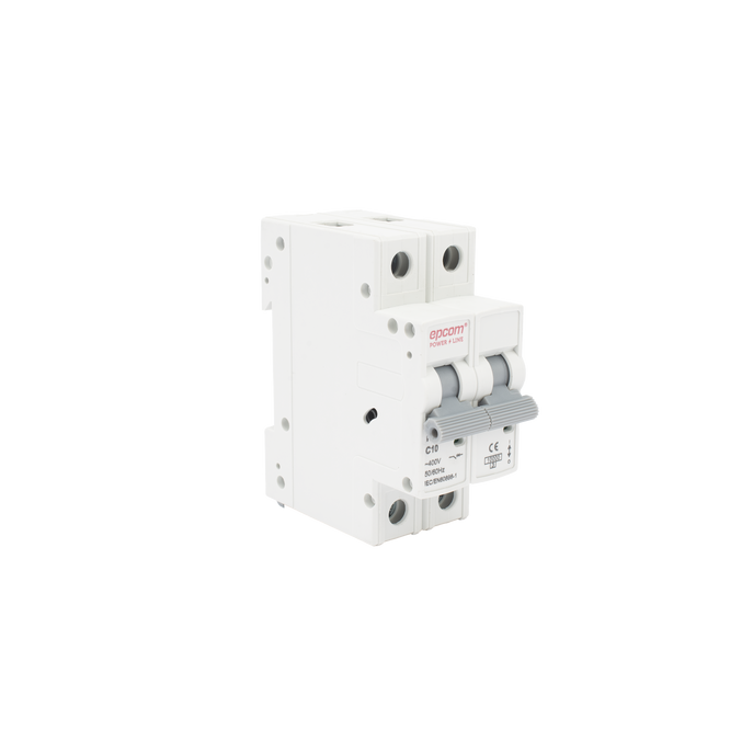 Protección Térmica/ Interruptor 2P, 10 A, Corriente Alterna 400 Vca pa