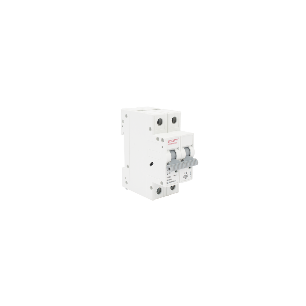 Protección Térmica/ Interruptor 2P, 10 A, Corriente Alterna 400 Vca pa