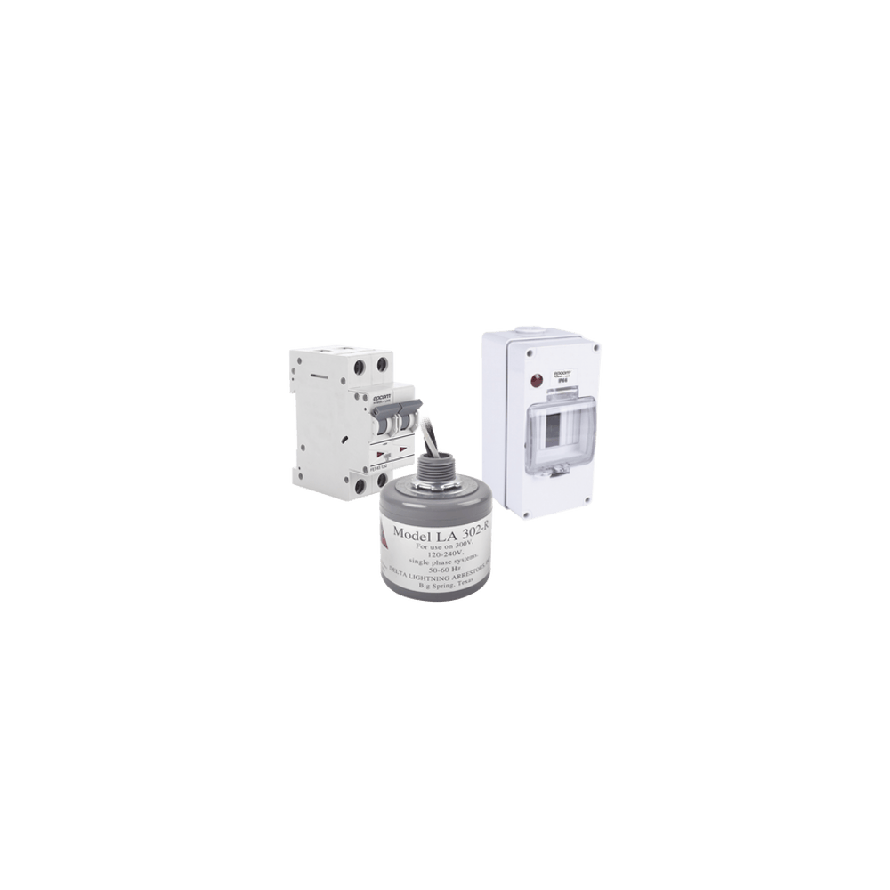 Protección Térmica/ Interruptor 2P, 10 A, Corriente Alterna 400 Vca pa