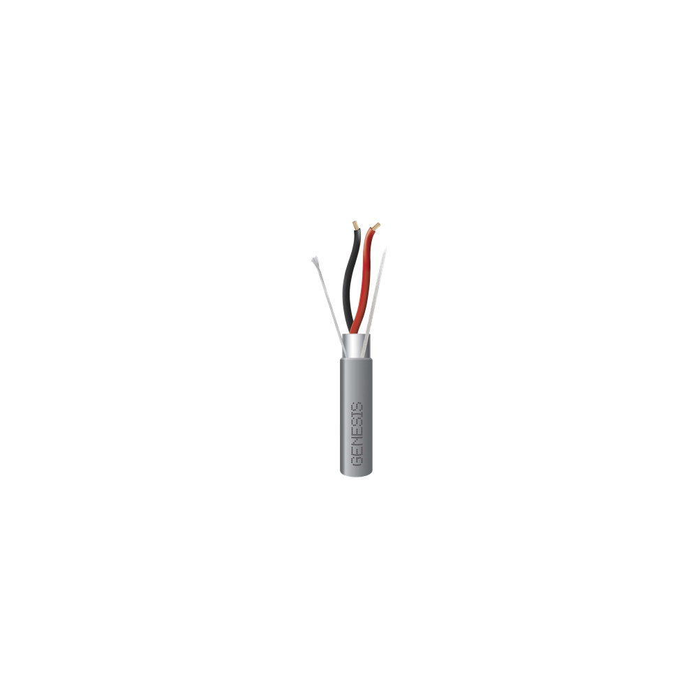 Bobina de 305 Metros (1000 Pies) / Cable 2 x 18 AWG / Color Gris / Bli