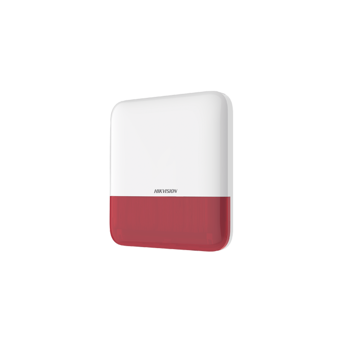 (AX PRO) Sirena Inalámbrica con Estrobo Rojo para Exterior IP65 / 110