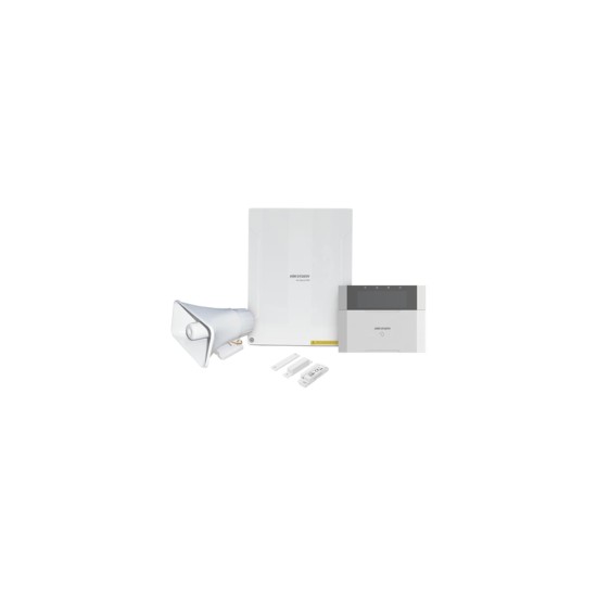 Kit Panel de Alarma Híbrido / 64 Zonas / Teclado LCD con Lector de Tag