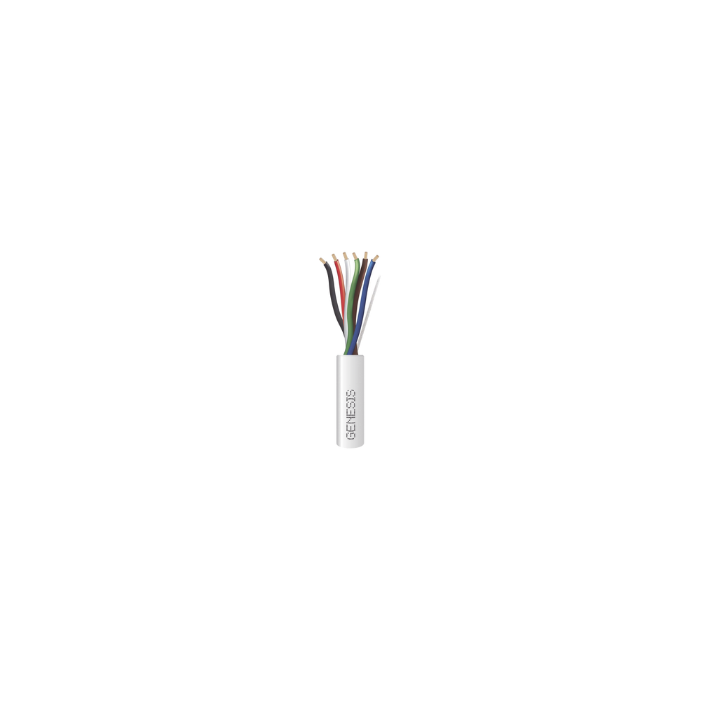 Carrete de 305 Metros (1000 Pies) / Cable de Cobre / 6 x 18 AWG / Plen