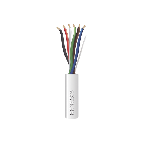 Carrete de 305 Metros (1000 Pies) / Cable de Cobre / 6 x 18 AWG / Plen