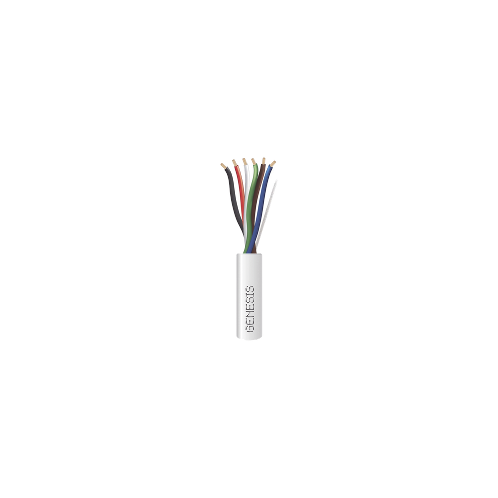 Carrete de 305 Metros (1000 Pies) / Cable de Cobre / 6 x 18 AWG / Plen