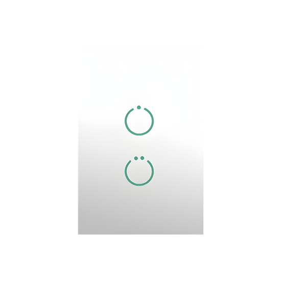 (ZWAVE) Interruptor On/Off panel táctil touch inalámbrico Zwave Plus 2