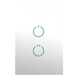 (ZWAVE) Interruptor On/Off panel táctil touch inalámbrico Zwave Plus 2