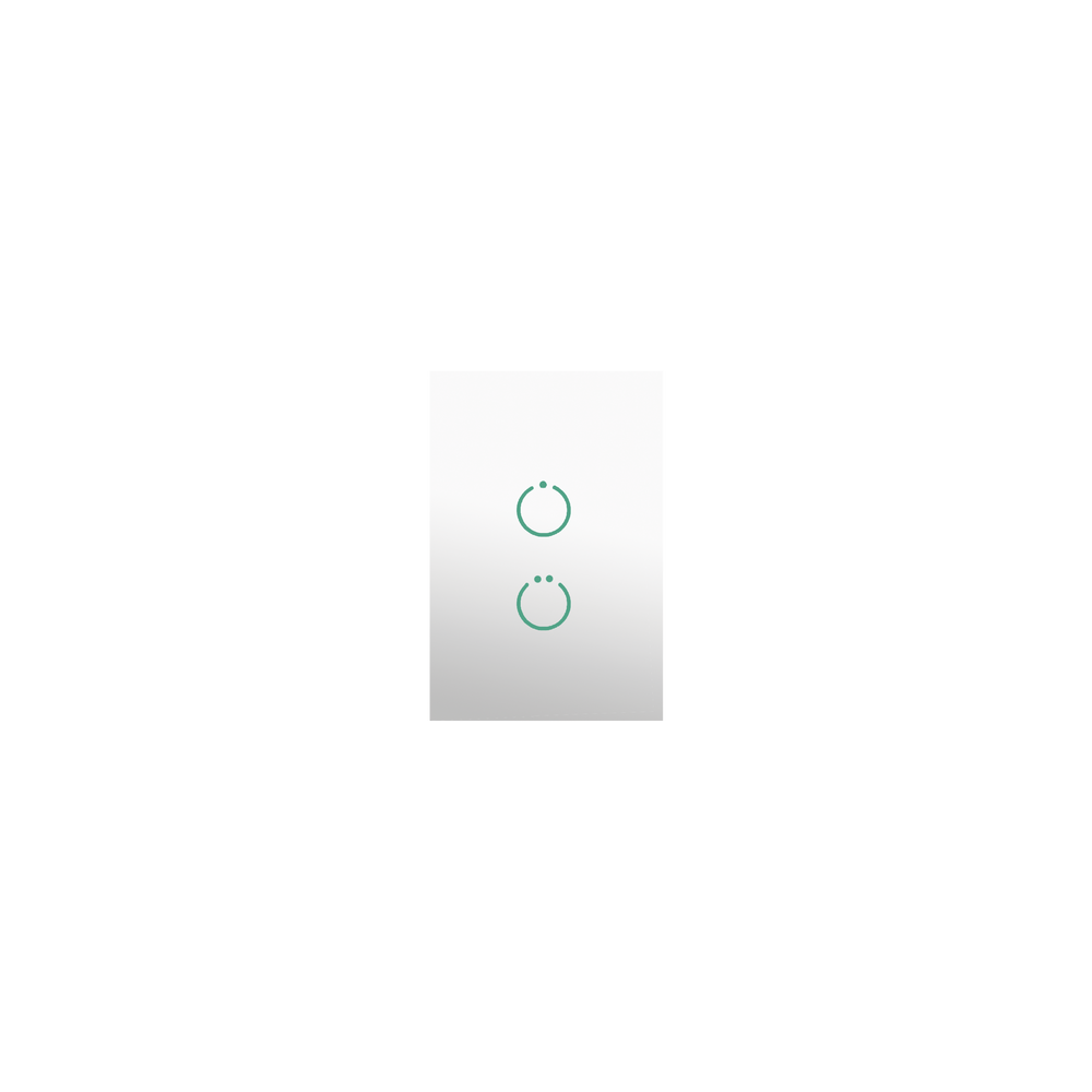 (ZWAVE) Interruptor On/Off panel táctil touch inalámbrico Zwave Plus 2