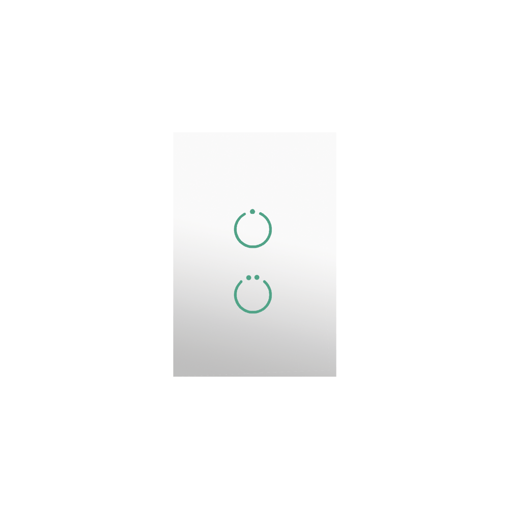 (ZWAVE) Interruptor On/Off panel táctil touch inalámbrico Zwave Plus 2