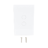 (ZWAVE) Interruptor On/Off panel táctil touch inalámbrico Zwave Plus 2