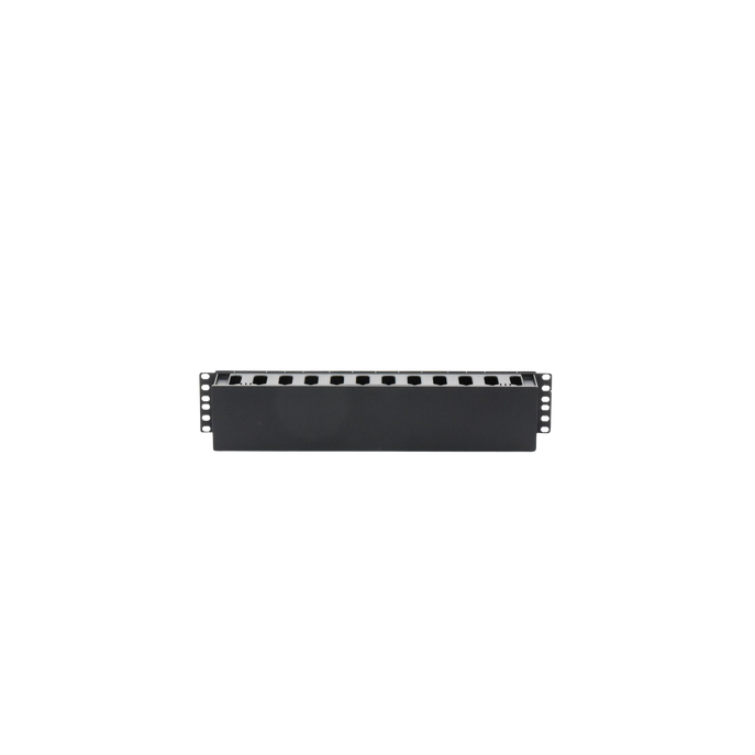 Organizador de Cables Horizontal de 2U para Rack de 19", Fabricado en