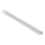 Canaleta LD10 de PVC rígido, con cinta adhesiva para instalación sin h