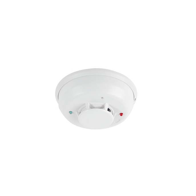 Detector Fotoeléctrico de Humo de 4 Hilos con Sensor de Temperatura y