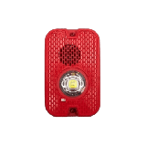 Lámpara LED Estroboscópica / Montaje en Techo / Color Rojo / 7 Niveles