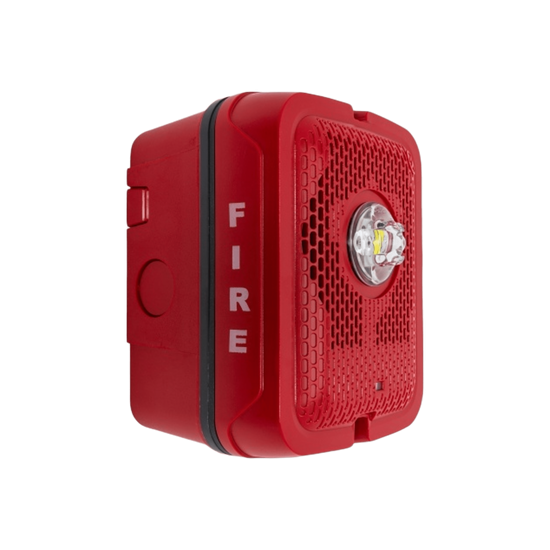 Bocina con Estroboscópica para Exterior / NEMA 4X / IP56 / 86 dB / 25/