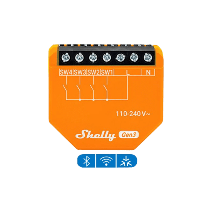 Controlador de Cuatro Entradas Digitales / WIFI/ Residencial / Nube P2