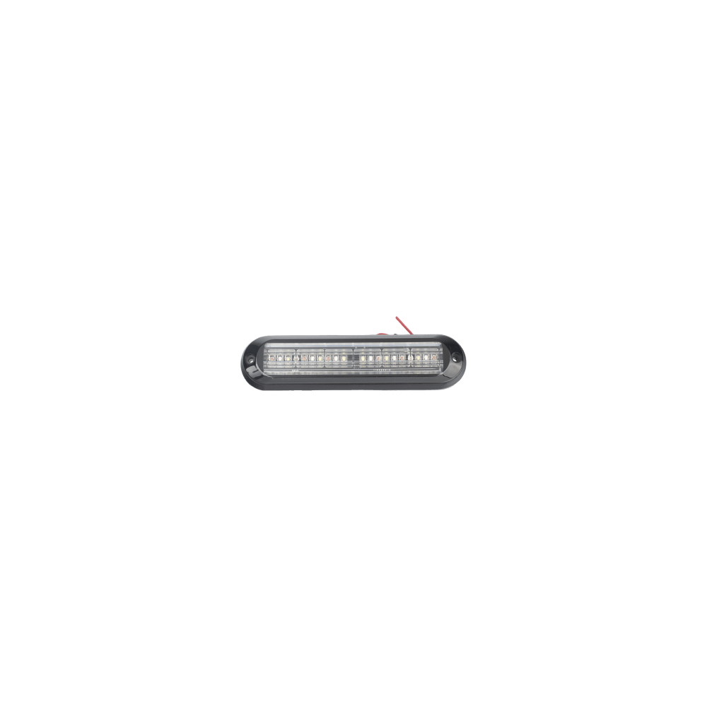 Luz Auxiliar Ultra Brillante IP67 de 18 LEDs, Color Rojo/Azul/Ambar, c