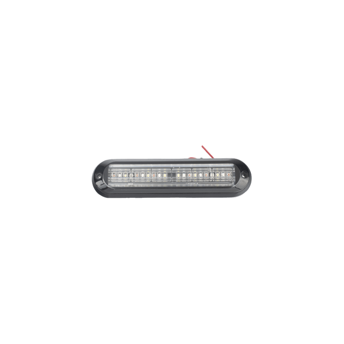 Luz Auxiliar Ultra Brillante IP67 de 18 LEDs, Color Rojo/Azul/Ambar, c