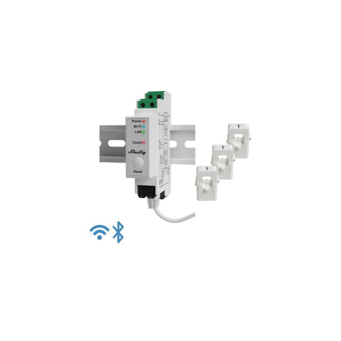 Medidor Trifásico de Corriente Alterna / WIFI / industrial y residenci