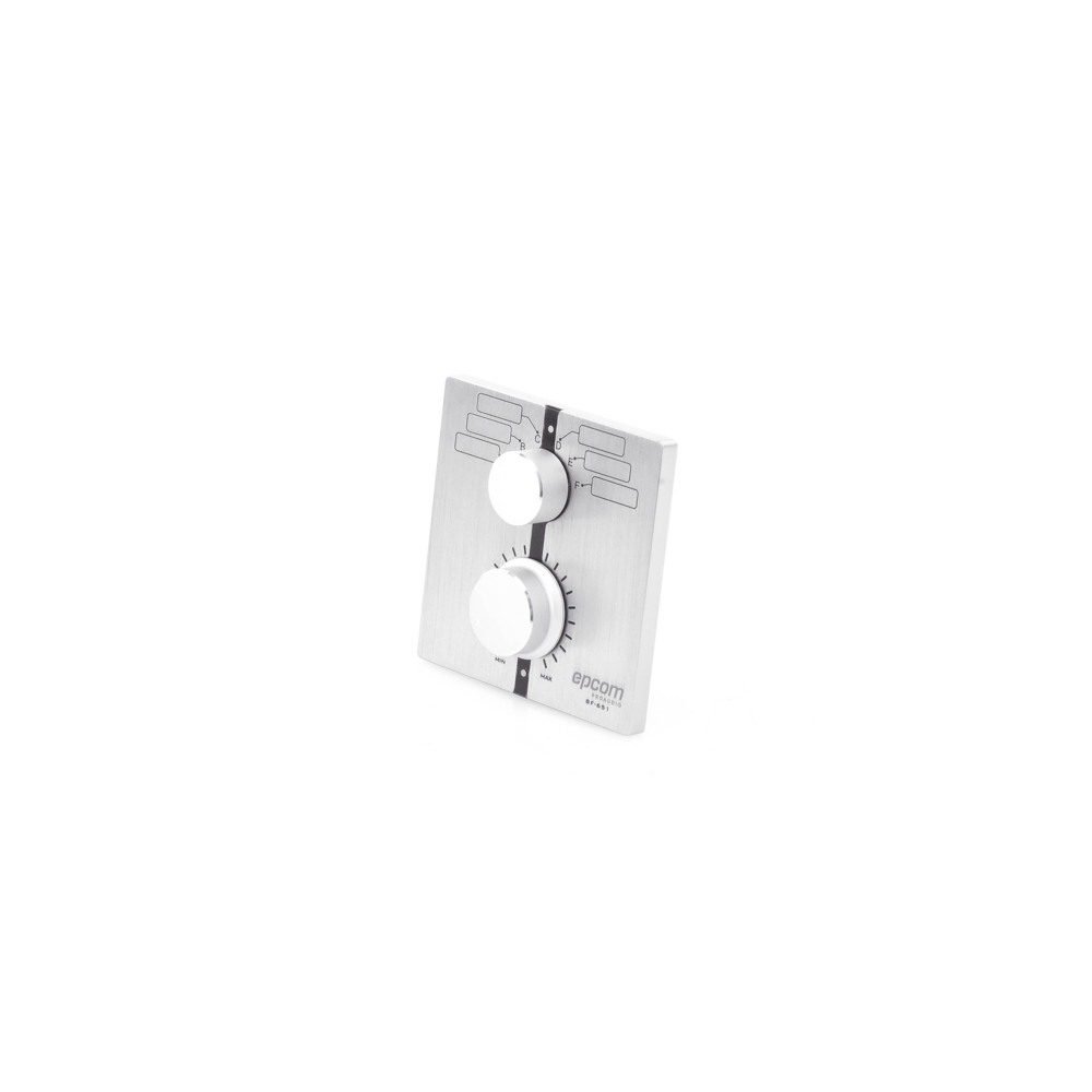 Control de Volumen Remoto con Selector de Canales | Compatible con Amp
