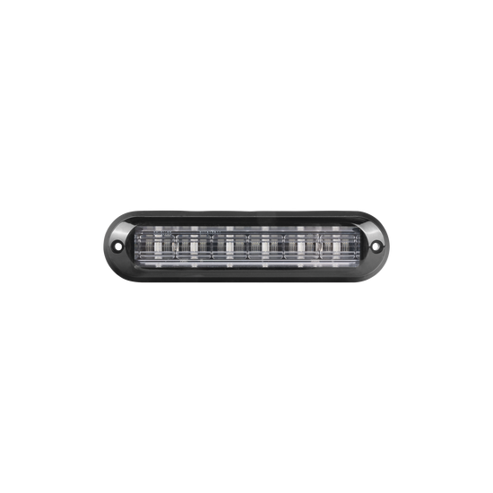 Luz Auxiliar Ultra Brillante IP67 de 6 LEDs, Color Rojo, con mica tran