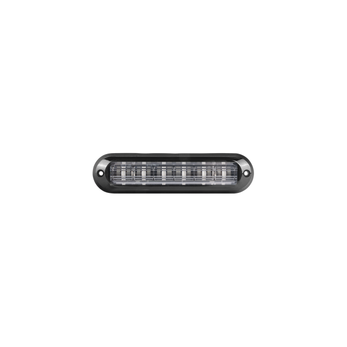 Luz Auxiliar Ultra Brillante IP67 de 6 LEDs, Color Rojo, con mica tran