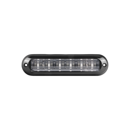 Luz Auxiliar Ultra Brillante IP67 de 6 LEDs, Color Rojo, con mica tran