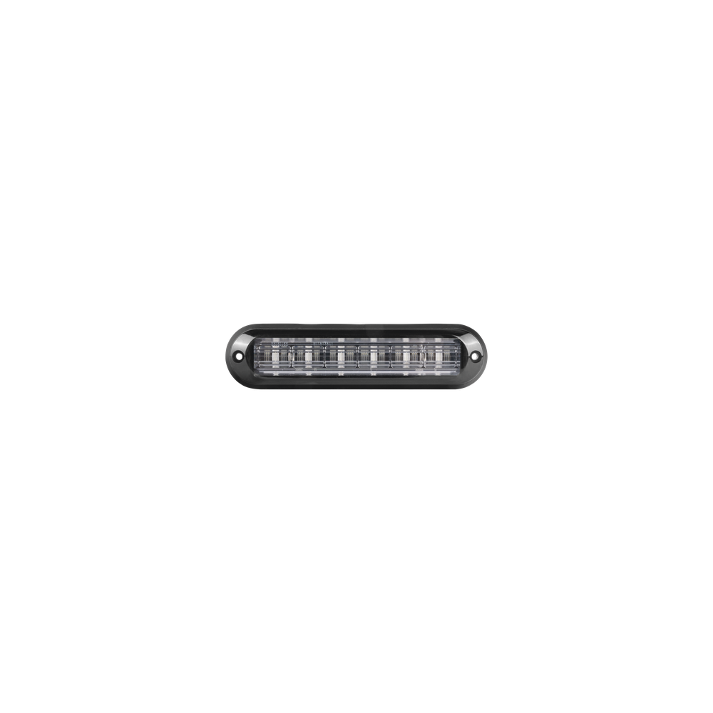 Luz Auxiliar Ultra Brillante IP67 de 6 LEDs, Color Rojo, con mica tran