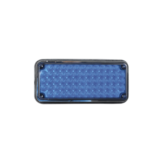 Luz de advertencia de 7x3", Color Azul, Ideal para ambulancias