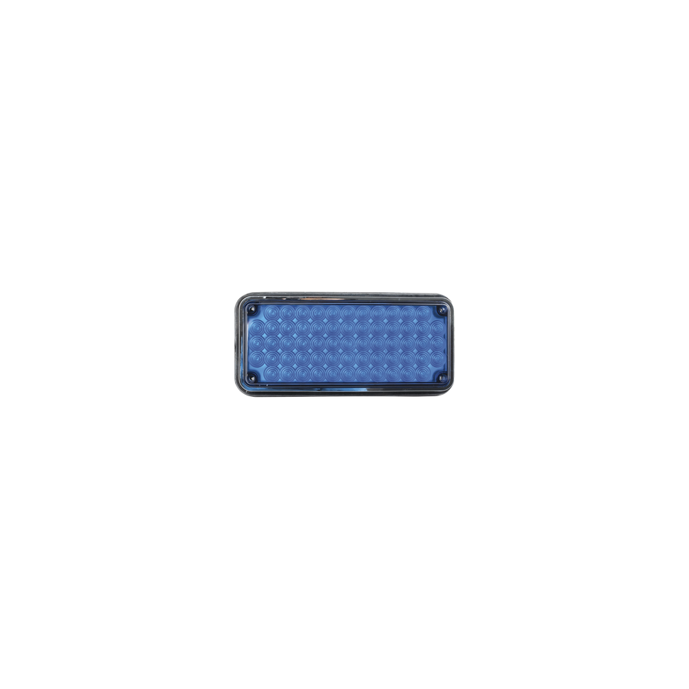 Luz de advertencia de 7x3", Color Azul, Ideal para ambulancias