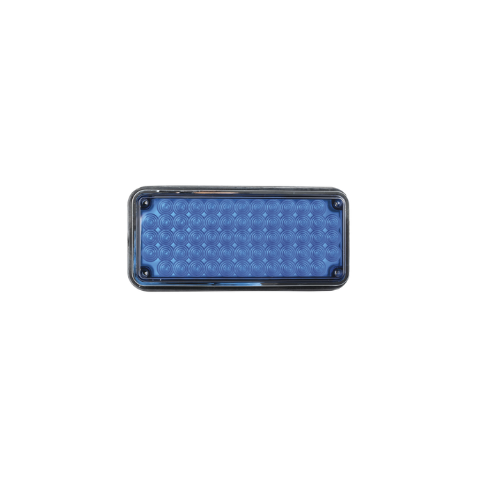Luz de advertencia de 7x3", Color Azul, Ideal para ambulancias