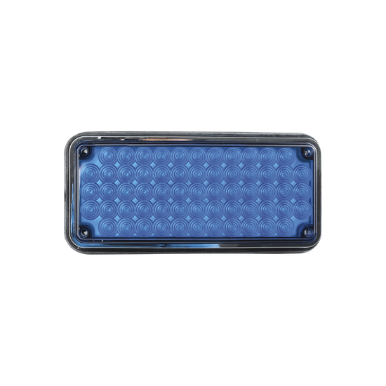 Luz de advertencia de 7x3", Color Azul, Ideal para ambulancias