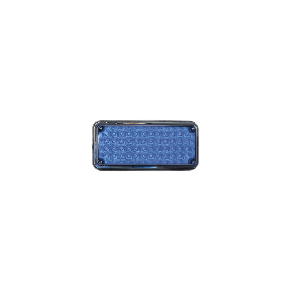 Luz de advertencia de 7x3", Color Azul, Ideal para ambulancias