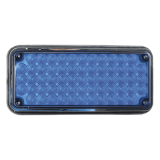 Luz de advertencia de 7x3", Color Azul, Ideal para ambulancias