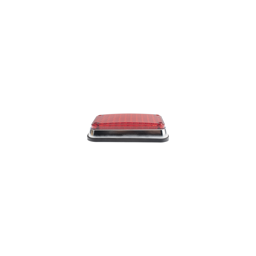 Luz de Advertencia de 6X4", Color Rojo, Ideal para Ambulancias
