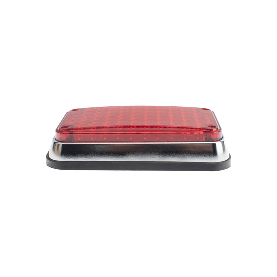 Luz de Advertencia de 6X4", Color Rojo, Ideal para Ambulancias