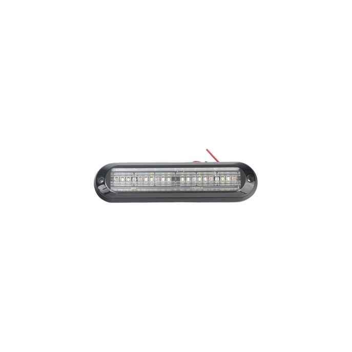 Luz Auxiliar, Ultra Brillante, IP67, 18 LEDs, Tricolor, Color Rojo/Cla