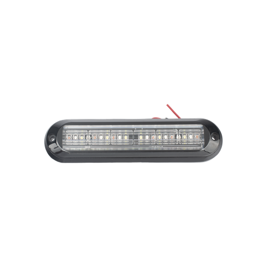Luz Auxiliar, Ultra Brillante, IP67, 18 LEDs, Tricolor, Color Rojo/Cla